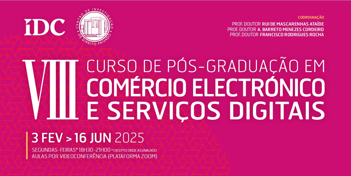 VII Curso de pós-graduação em Comércio Eletrónico e Serviços Digitais