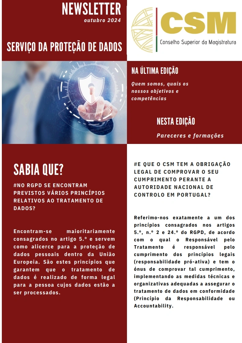 Newsletter N.º2 - Outubro 2024