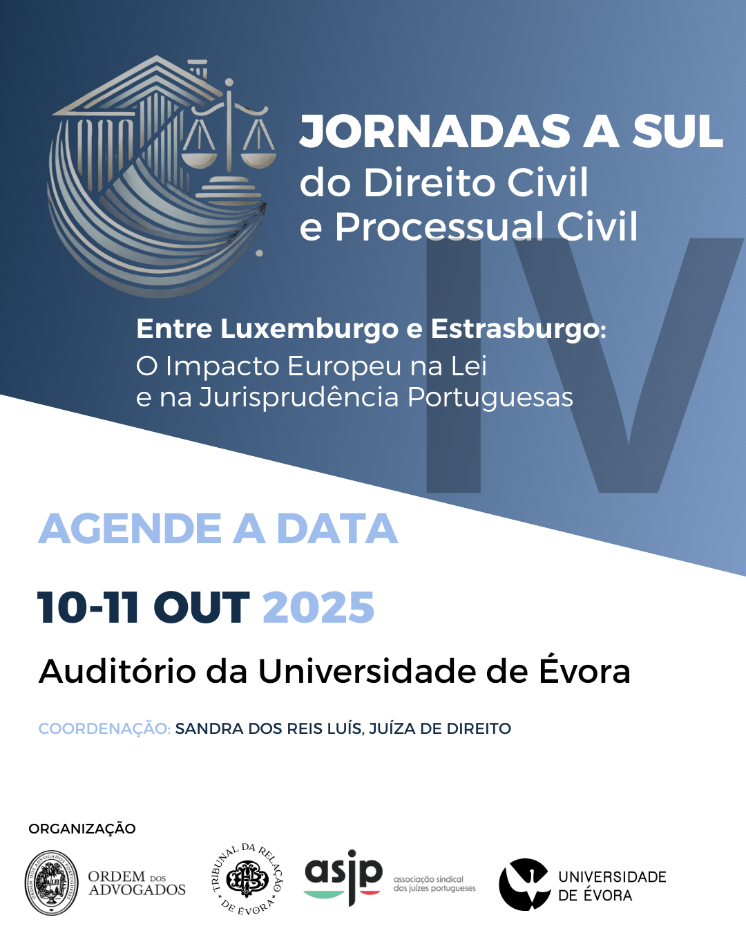 IV Jornadas a Sul do Direito Civil e Processual Civil
