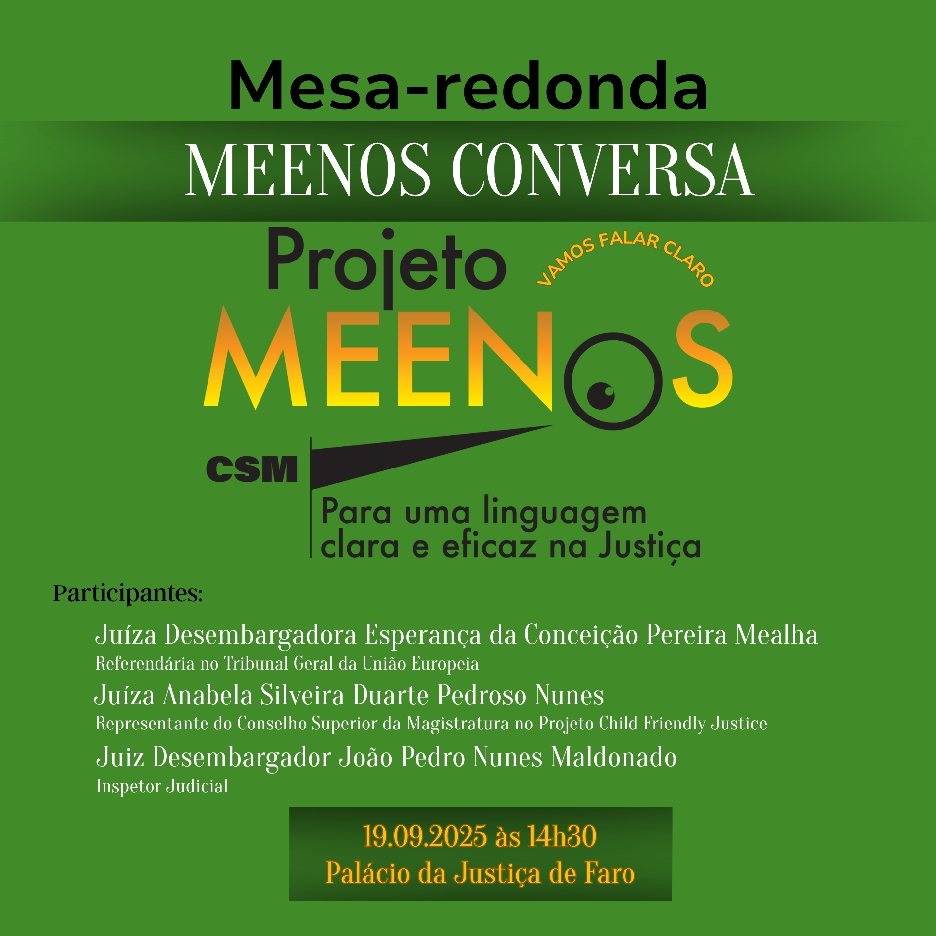 MEENOS Conversa | Faro
