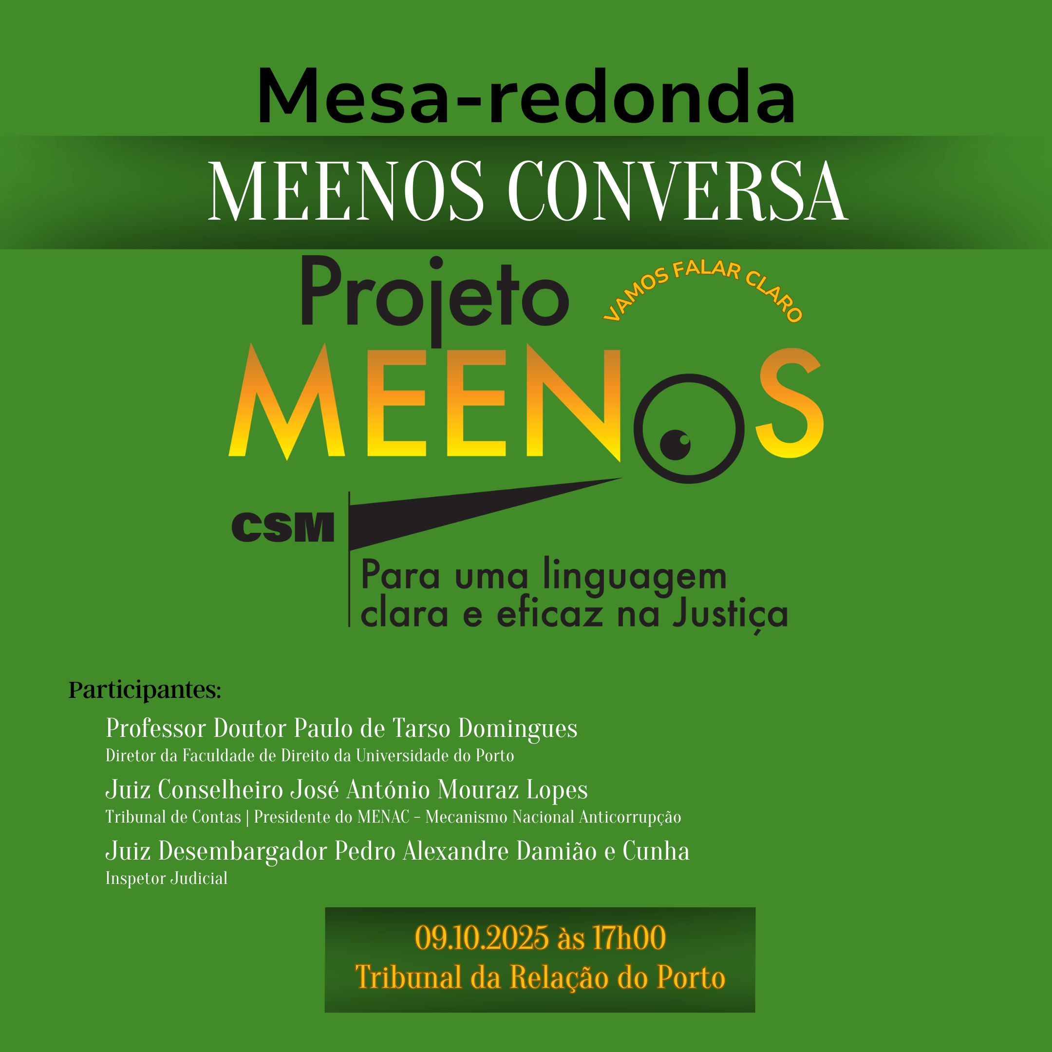 MEENOS Conversa | Porto