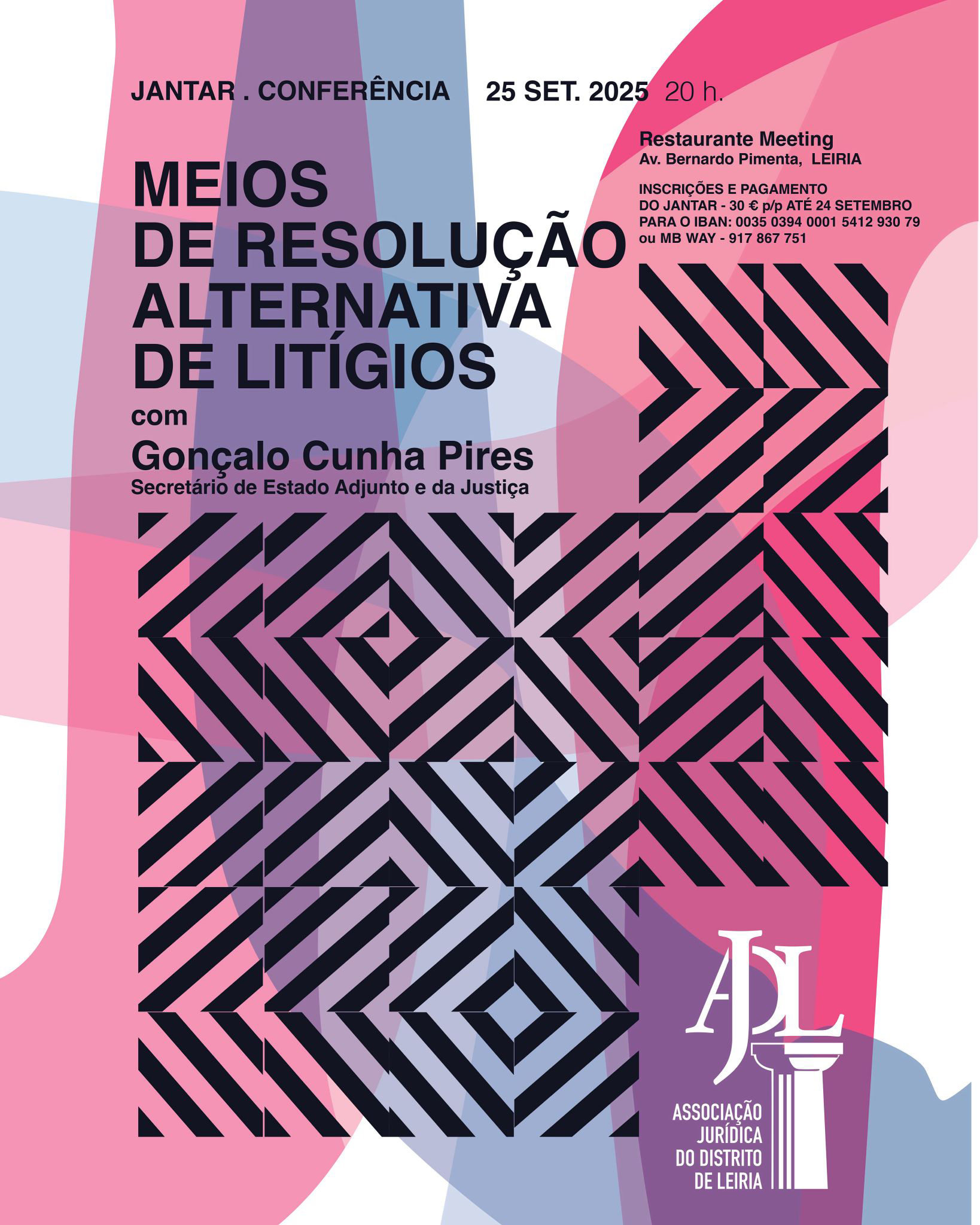 Jantar | Conferência “Meios de resolução alternativa de litígios”