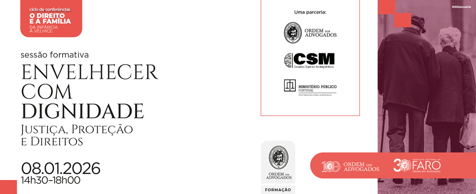 Conferência | "Envelhecer com dignidade: Justiça, Proteção e Direitos"
