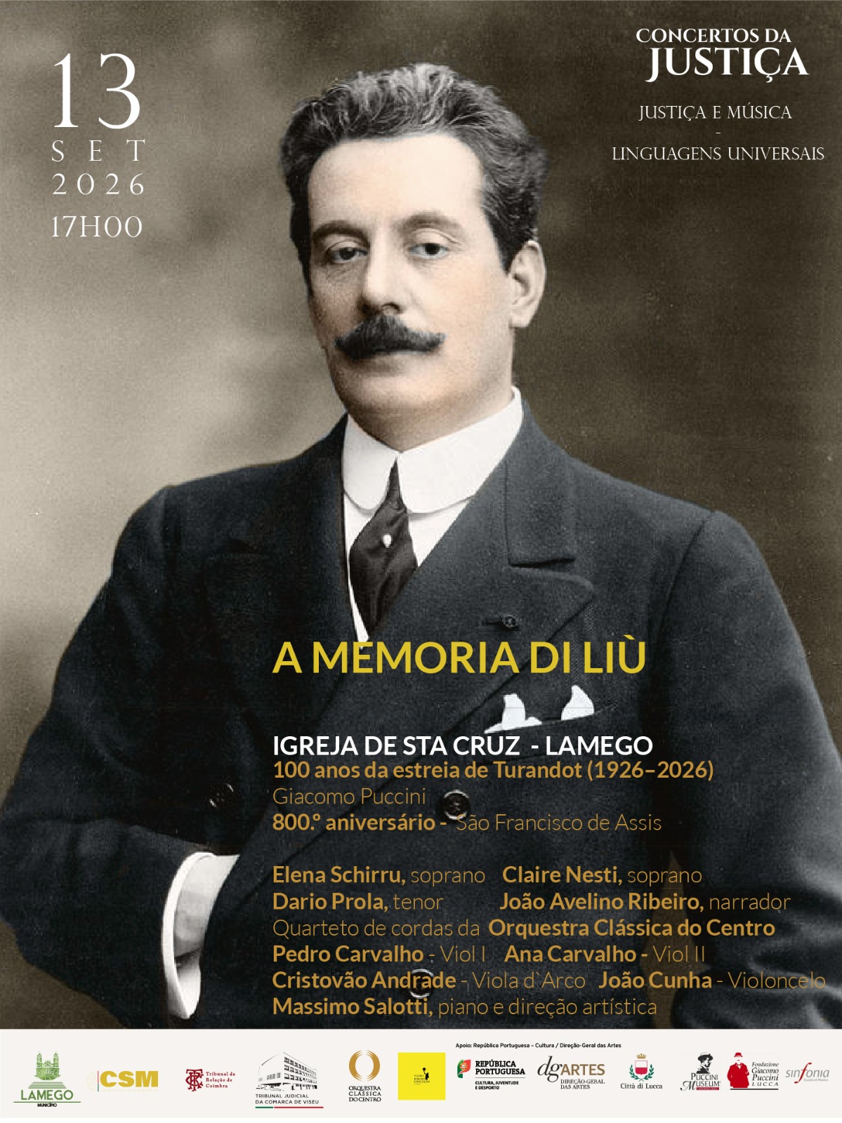Ciclo de Concertos da Justiça -  "Justiça e Música – Linguagens Universais"