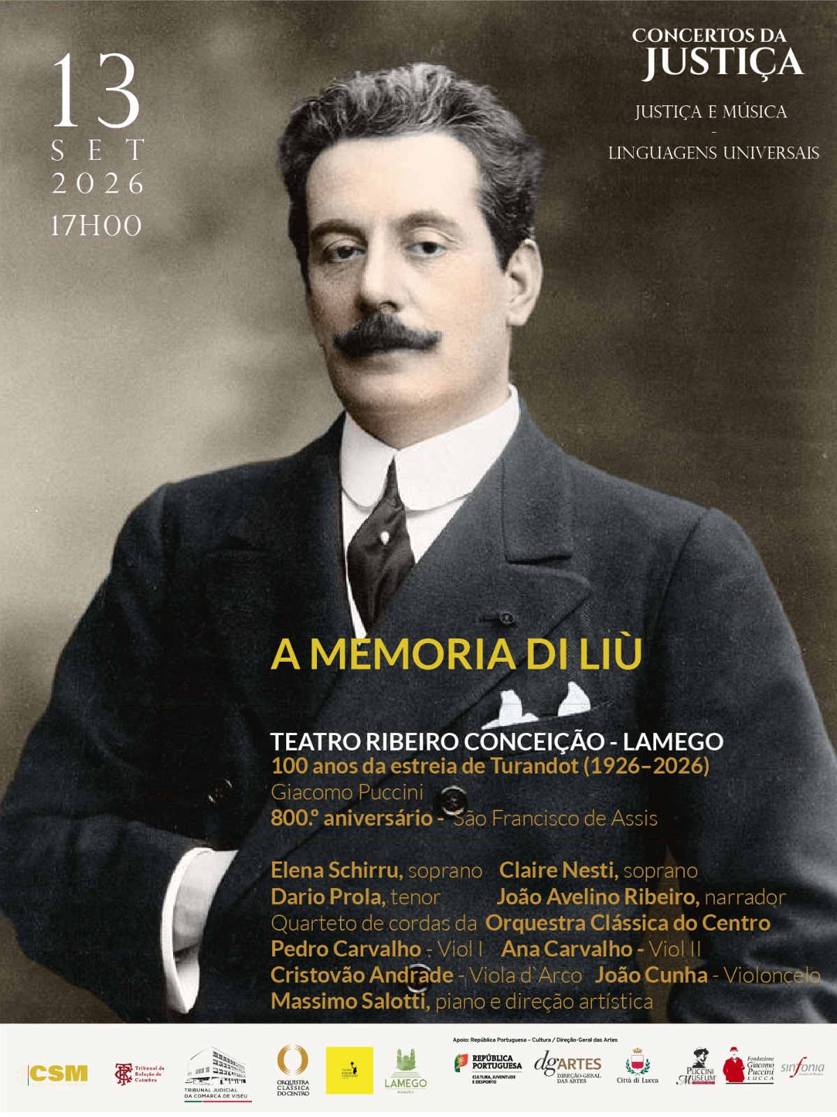 Ciclo de Concertos da Justiça -  "Justiça e Música – Linguagens Universais"